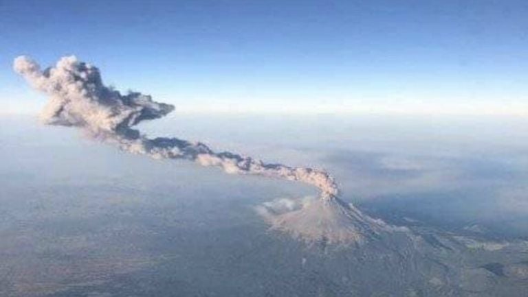 Vista desde las alturas del Popocatépetl 