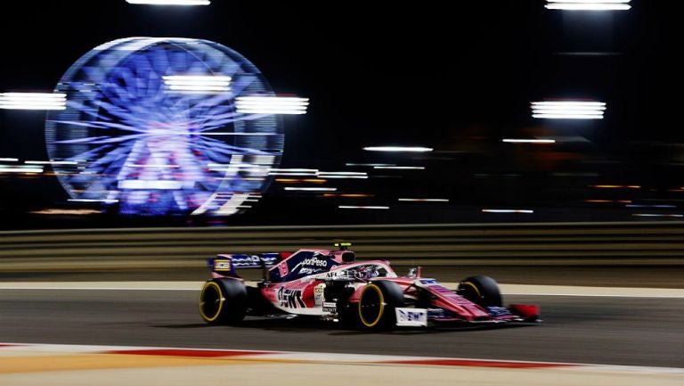 Checo durante el GP de Bahrein 