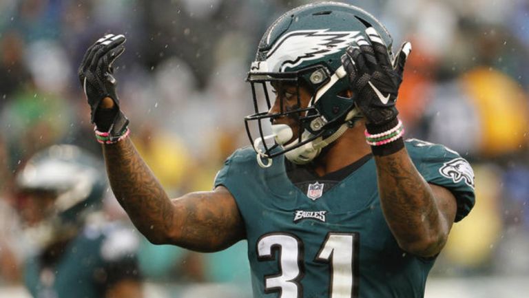 Jalen Mills, en un partido de Eagles