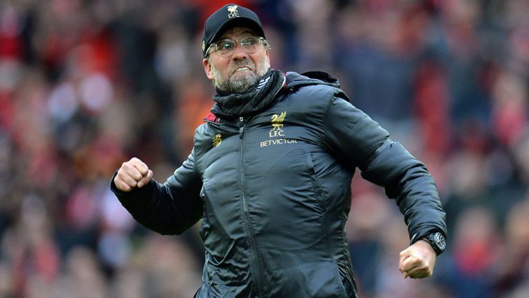 Jürgen Klopp celebra gol del Liverpool