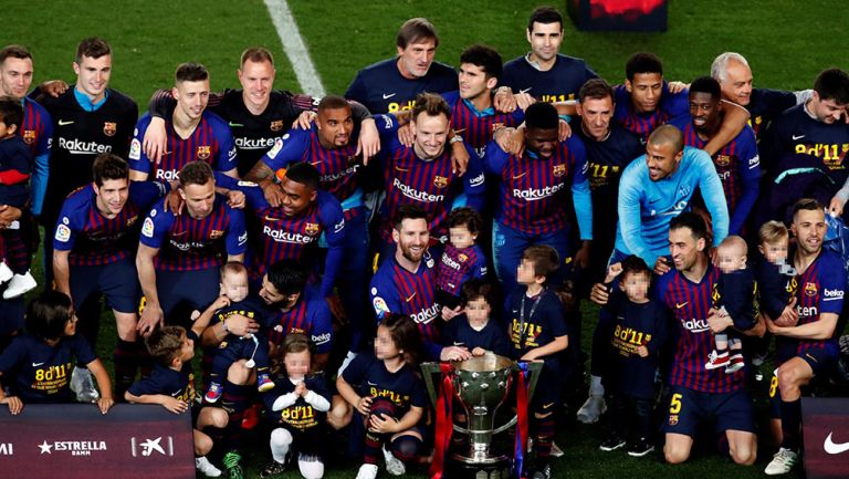 Barcelona festeja su Liga 26