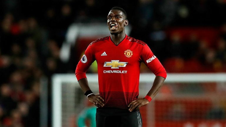 Paul Pogba, en un partido con el Manchester United