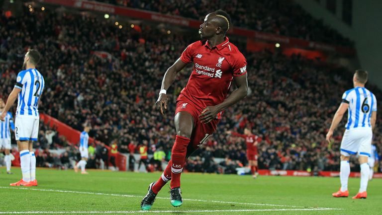 Sadio Mané, durante juego de la Premier League 