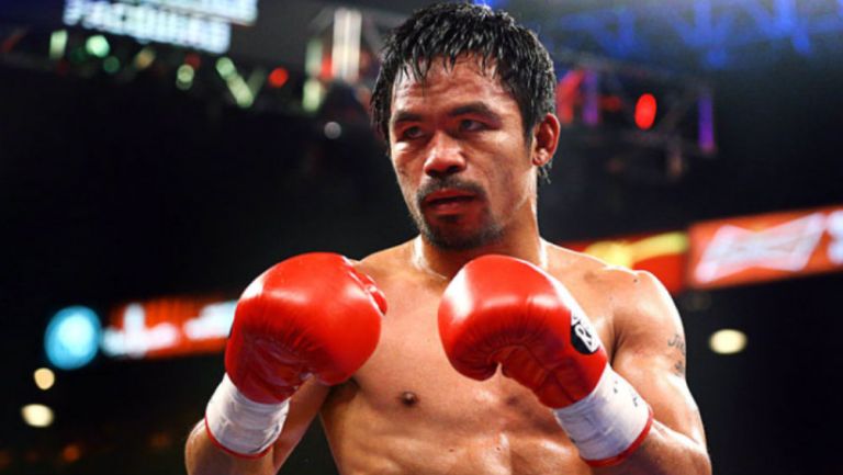 Manny Pacquiao durante un combate