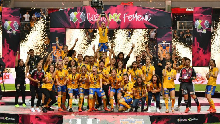 Tigres celebra su segundo título de la Liga MX Femenil