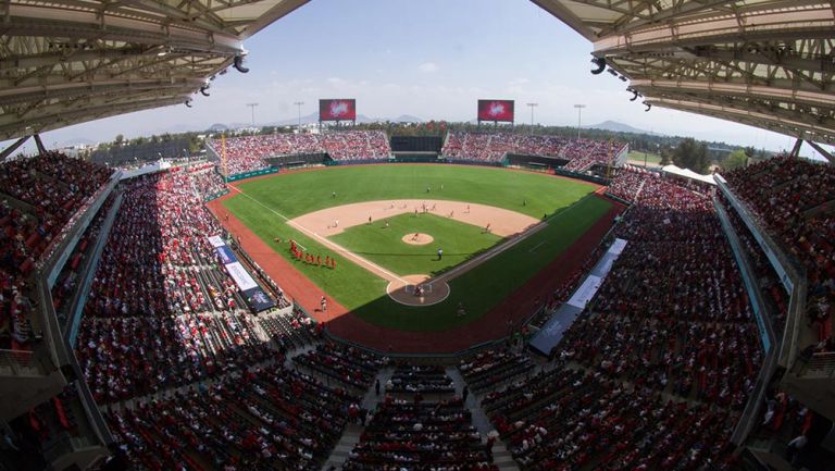 Estadio Alfredo Harp Helú en partido de Diablos Rojos