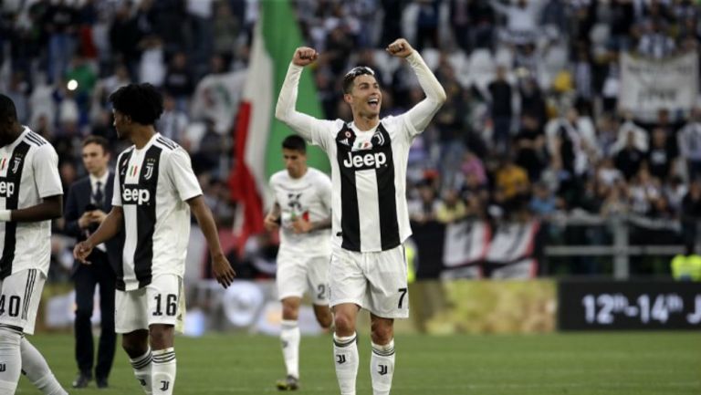 Cristiano festeja victoria de Juventus