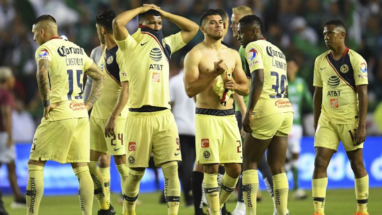 Jugadores del América en lamento tras caer ante León 