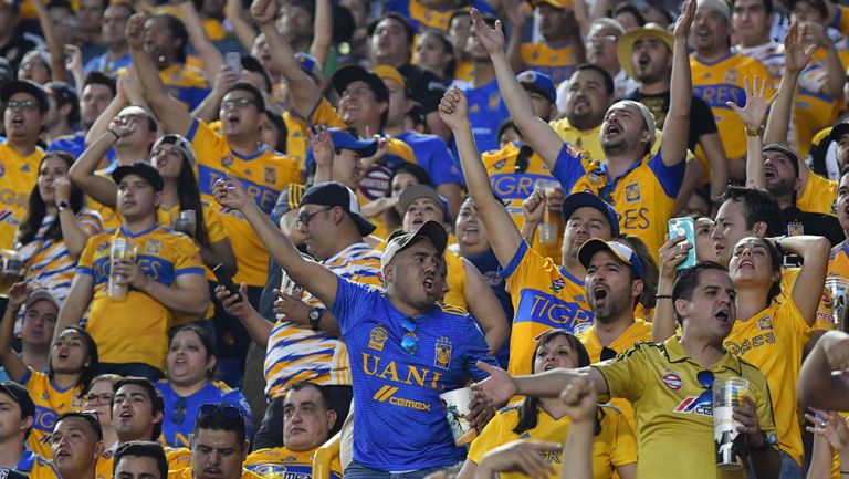 Afición de Tigres en un partido