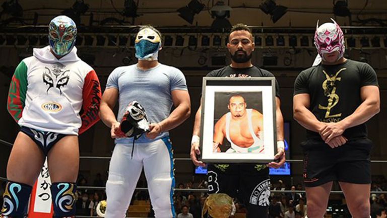 Homenaje a Silver King en New Japan Pro Wrestling