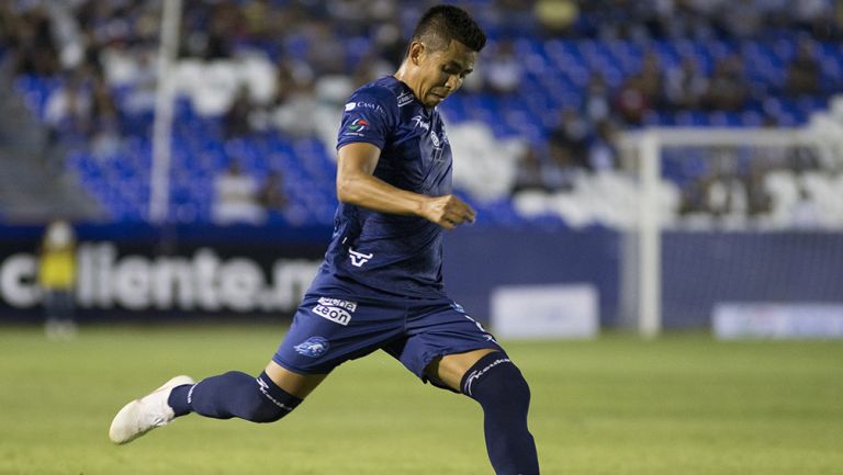 Néstor Calderón, en juego contra Celaya