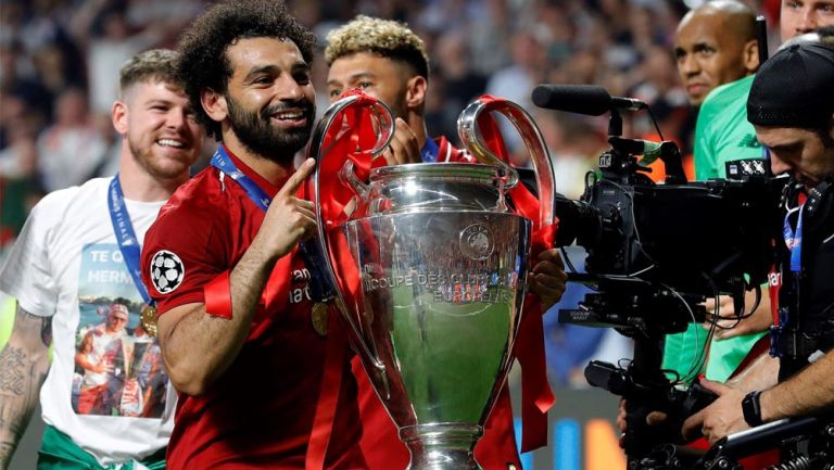 Mohamed Salah levanta la sexta Orejona del Liverpool