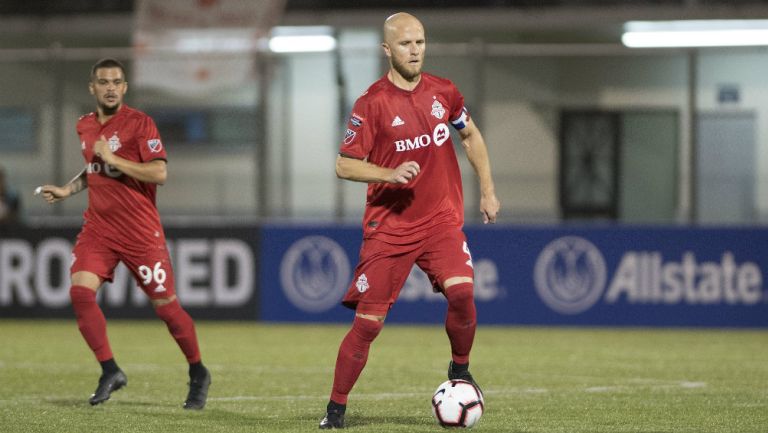 Michael Bradley durante un partido con el Toronto 