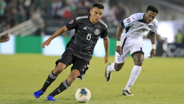 Carlos Rodríguez, durante el partido ante Cuba