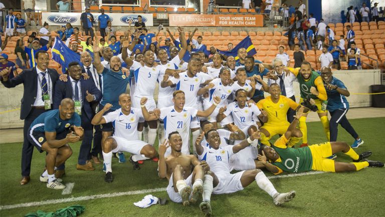 Curazao festeja primer triunfo en Copa Oro