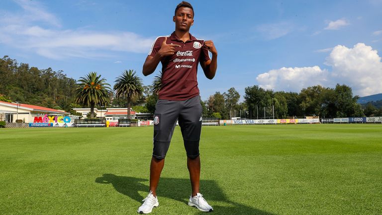 Maleck con la Selección Mexicana en el CAR