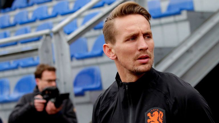 Luuk de Jong con la selección holandesa