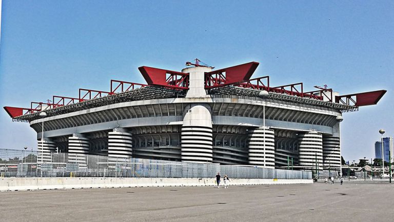 Vista del mítico estadio de San Siro