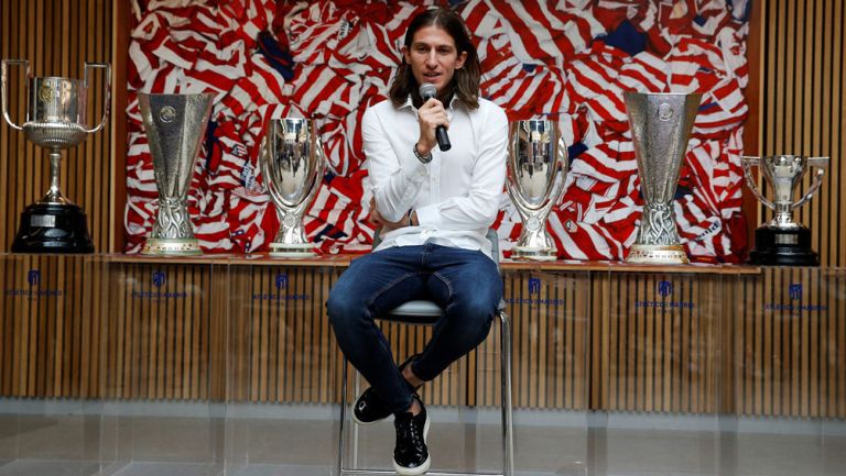 Filipe Luis se despide del Atlético de Madrid 