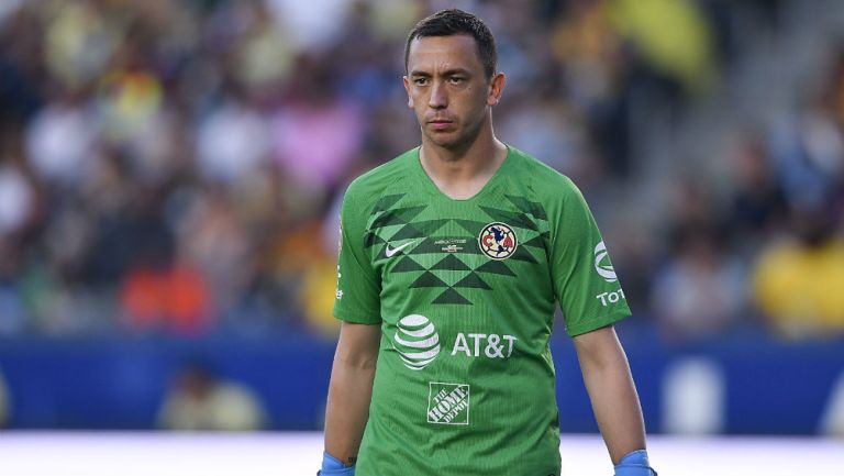 Agustín Marchesín durante un encuentro ante Tigres