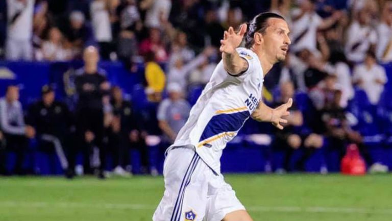 Zlatan, en un partido del LA Galaxy