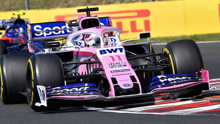 Checo Pérez en el Gran Premio de Hungría