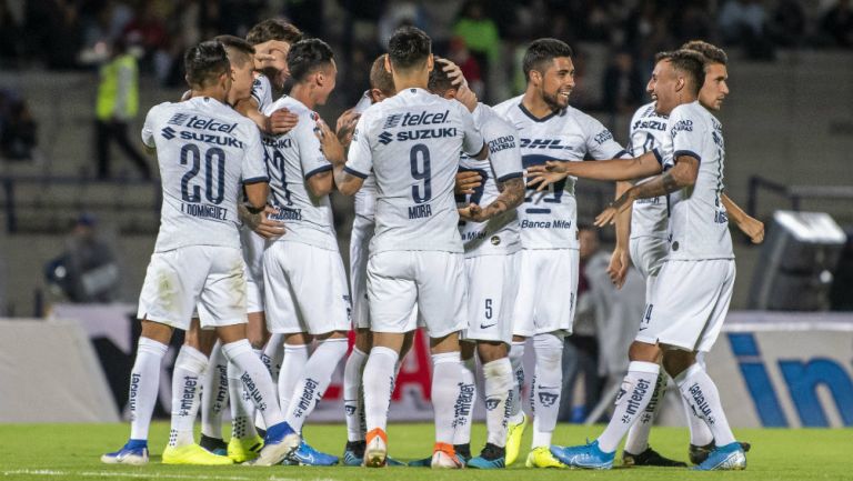 Pumas celebra una anotación frente a Potros UAEM