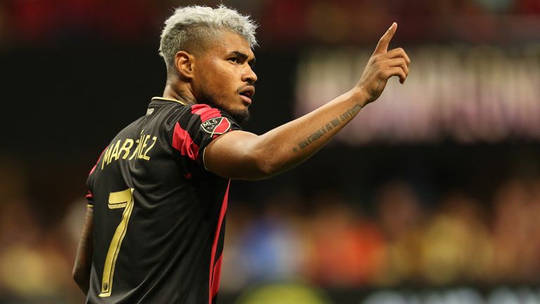 Josef Martínez festeja su gol contra América