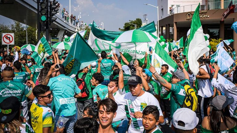 La afición de León previo al partido contra Chivas