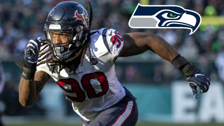 Jadeveon Clowney durante un partido de los Texans