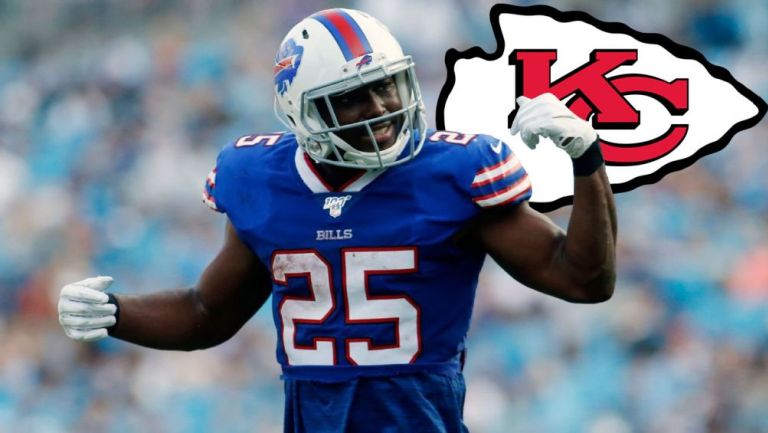 LeSean McCoy en un partido con los Bills