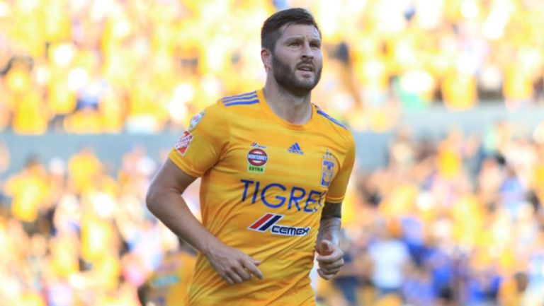 André-Pierre Gignac, en un juego con Tigres