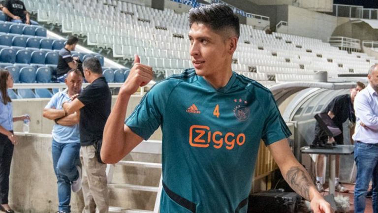 Edson Álvarez, después de un partido del Ajax