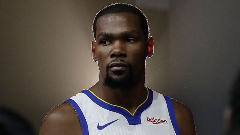 Kevin Durant, en un partido con los Golden State Warriors