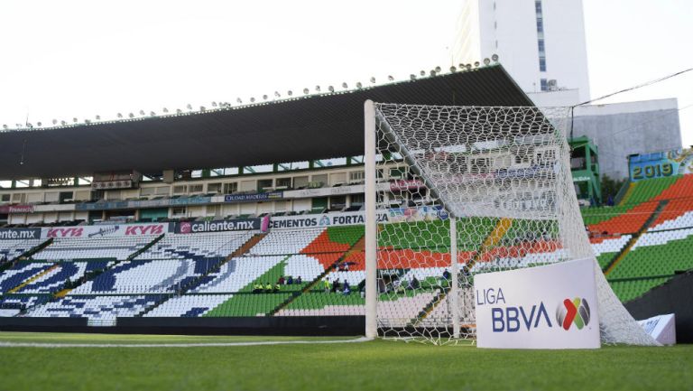 El estadio del León antes de un partido