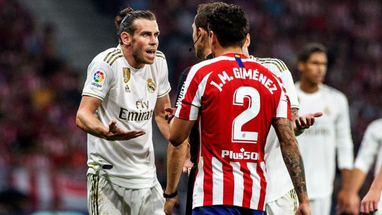 Bale se molesta en juego del Atlético de Madrid