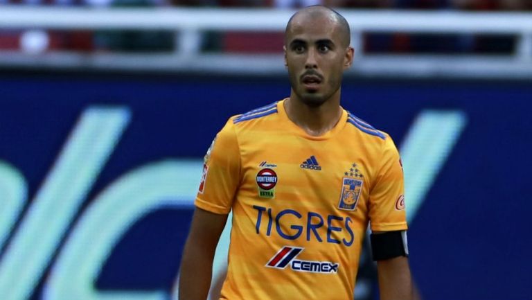 Guido Pizarro durante un juego de Tigres