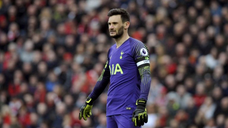 Hugo Lloris, en un partido con el Tottenham