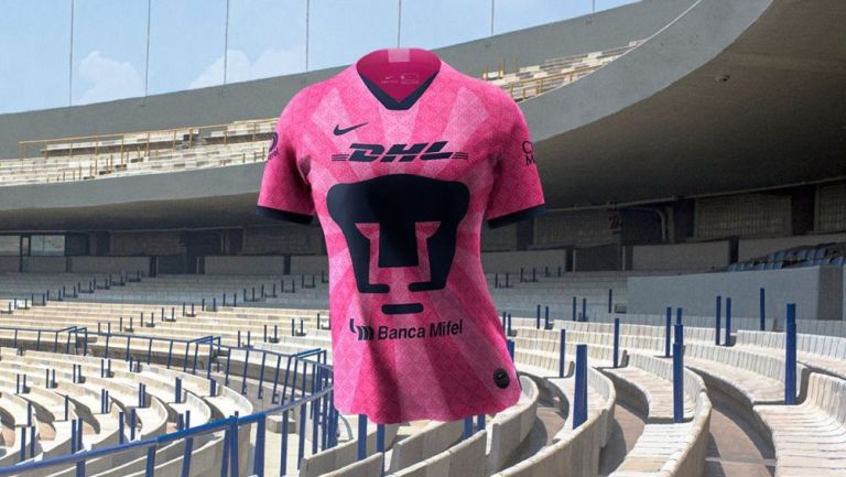 Jersey pumas rosa outlet mujer