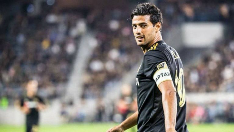 Carlos Vela en partido con Los Angeles FC