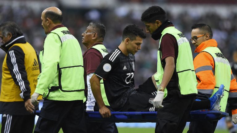 Chucky Lozano abandona el partido vs Panamá lesionado