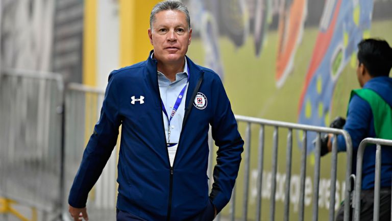 Ricardo Peláez previo a un duelo de Cruz Azul 