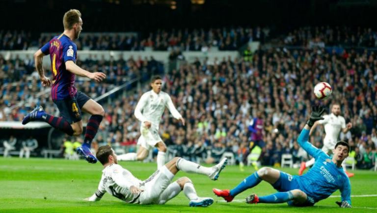 Ivan Rakitic manda a guardar la redonda frente al Real Madrid