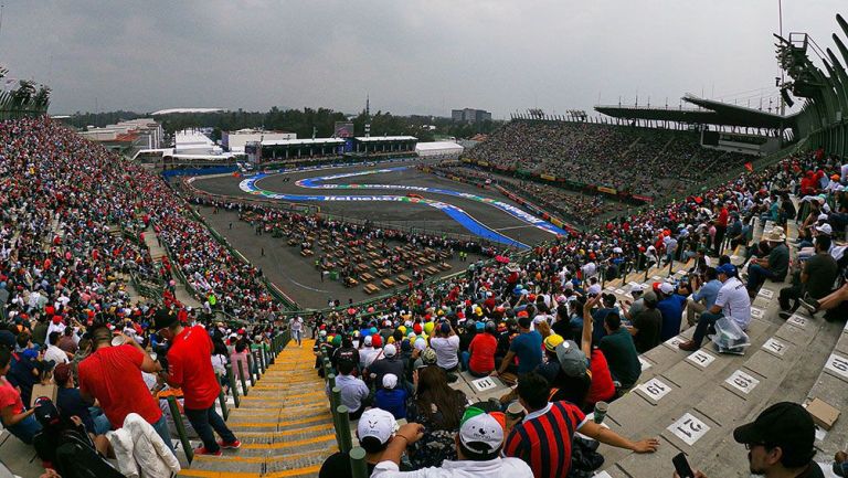 Una panorámica del Hermanos Rodríguez durante las prácticas 