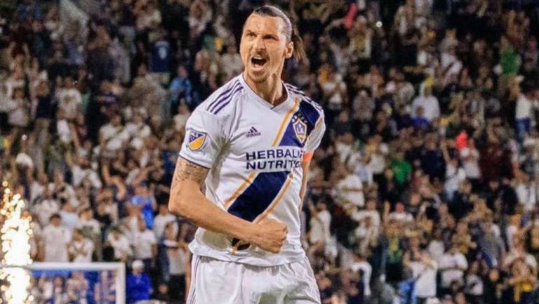 Zlatan, en un partido del LA Galaxy