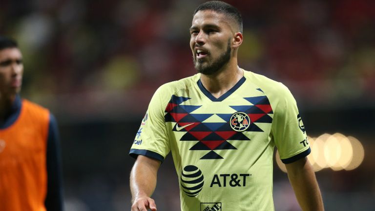 Bruno Valdez durante un partido del América