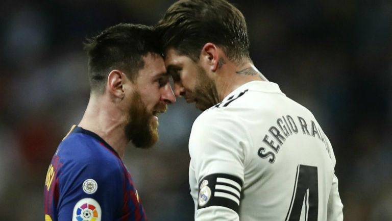 Messi y Ramos en El Clásico