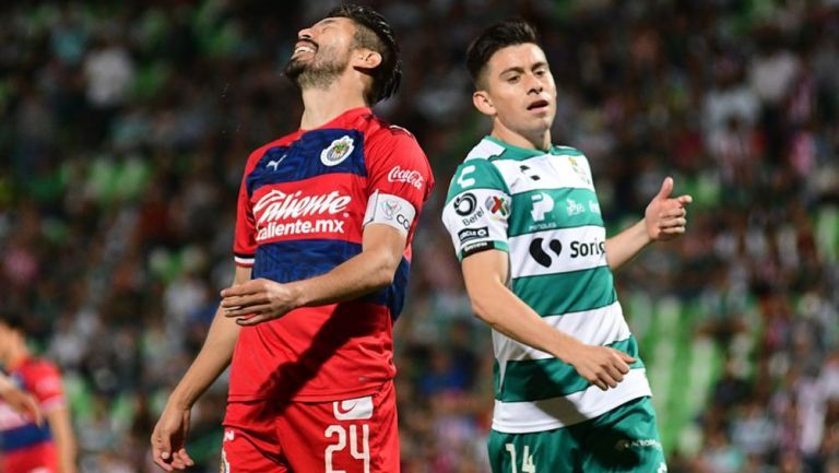 Oribe se lamentó durante partido ante Santos