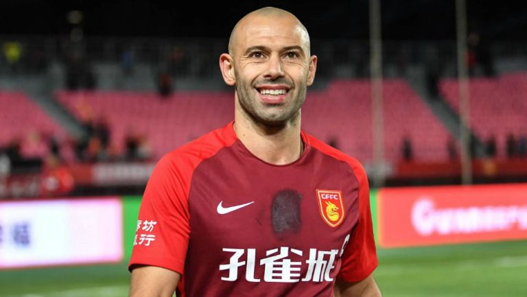 Javier Mascherano con el Hebei China Fortune