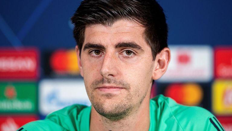 Thibaut Courtois, en conferencia de prensa